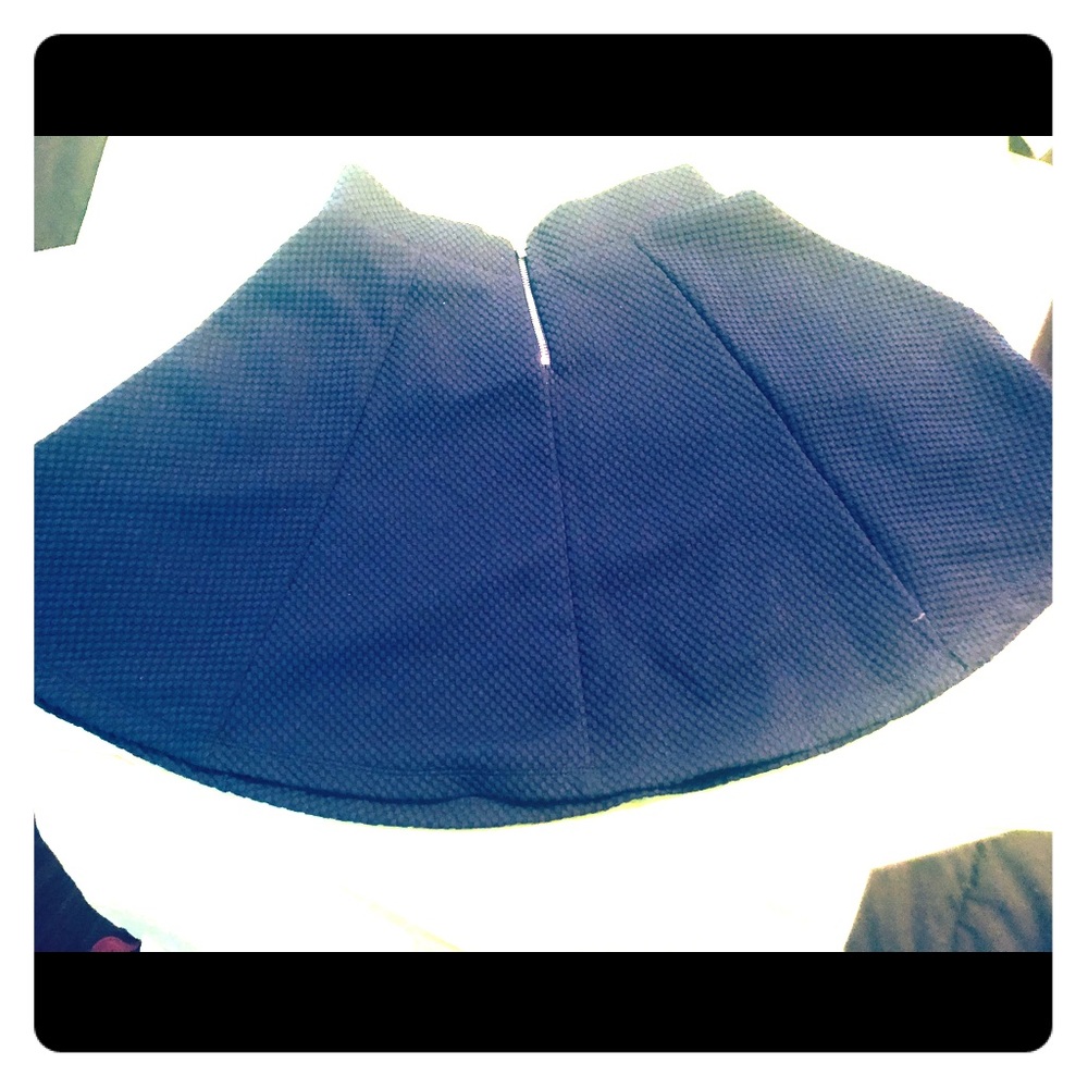 Navy skirt